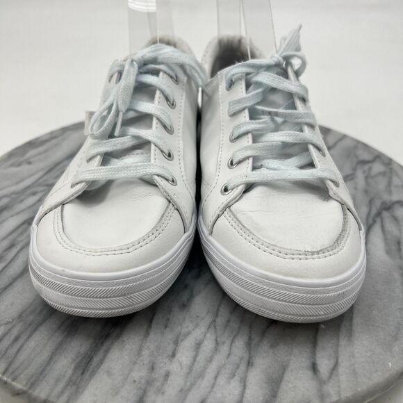 Keds Center II Sneakers Womens 9 White Leather Canvas Lace Up Low Top WH64720 - Picture 3 of 11